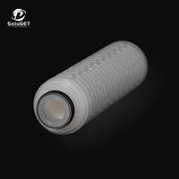 ENPP Series 10 Inch 0.1/0.2/0.45/1/3/5 mikron 68 mm PP Pleated Filter Cartridge pengganti untuk Pall Polyfine