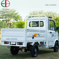 Camionnette électrique compacte à quatre roues motrices, moteur brushless haute performance 1000W, conduite à gauche, autonomie 401-500km, usage intensif, vente en gros