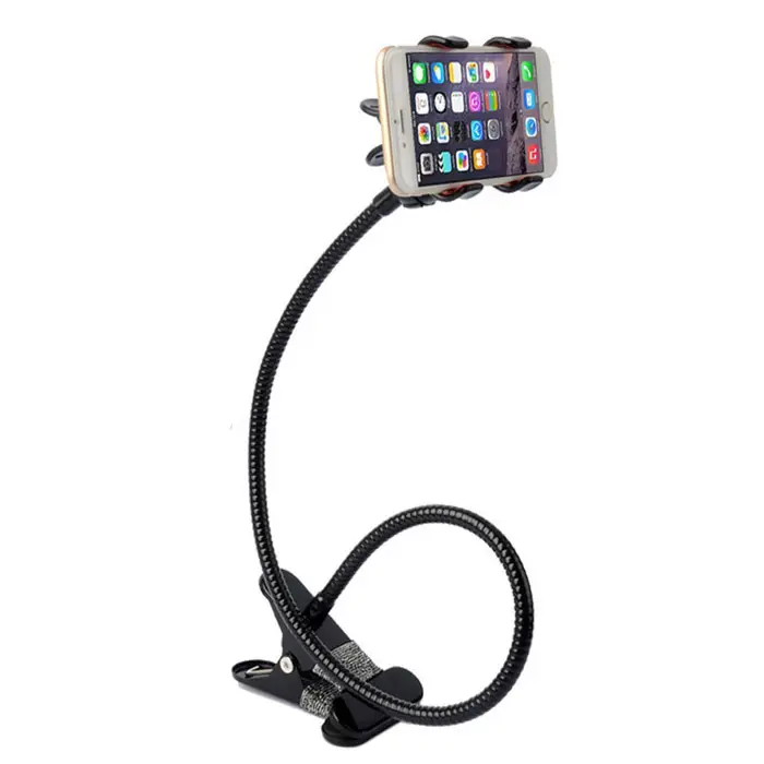 Flexible Metal Long Arm Stand Lazy Gooseneck Phone Holder Bracket Mobile Phone Holder For Universal Phone