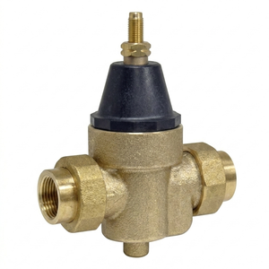 Vanne <span class=keywords><strong>de</strong></span> réduction <span class=keywords><strong>de</strong></span> <span class=keywords><strong>pression</strong></span> d'eau en bronze à double raccordement ; conçue pour réduire la haute <span class=keywords><strong>pression</strong></span> d'entrée d'eau à un niveau inférieur. - Product Image 3