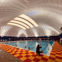 Stade gonflable de sport de dôme d'air de structure de membrane de PVDF,PVF pour le fabricant de sool de natation