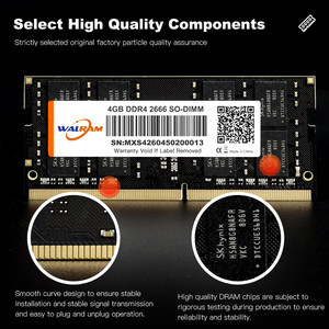 วอลแรม 8GB DDR4 2666MHZ 3200MHz SODIMM แล็ปท็อป RAM หน่วยความจำโน้ตบุ๊คโมดูลอัพเกรด 1.2V PC4-25600 - Product Image 5
