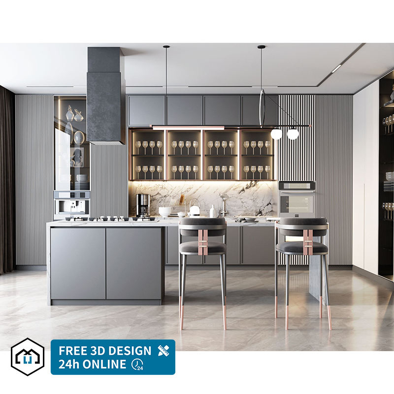 George Group Customization Luxury Custom Modern Kitchen Cabinets for ...