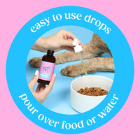 Gouttes de collagène pour animaux de compagnie OEM/ODM avec vitamine C, acide hyaluronique et biotine pour la santé de la peau et du pelage des chats et des chiens – Approvisionnement direct usine