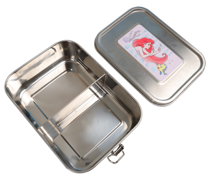 Lonchera de Acero Inoxidable de <span class=keywords><strong>Disney</strong></span> con Diseño de <span class=keywords><strong>Ariel</strong></span> y Mickey, Cubierta para Vajilla Infantil, Contenedor de Alimentos para Estudiantes y Niños - Product Image 6