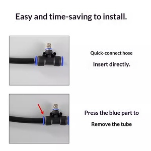 Tubo PE DaringFish <span class=keywords><strong>per</strong></span> Irrigazione <span class=keywords><strong>a</strong></span> <span class=keywords><strong>Goccia</strong></span> Automatica con Tubo Capillare e Micro-Spruzzatore <span class=keywords><strong>per</strong></span> Irrigazione di Fiori e Giardini, Nero - Product Image 3