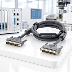 Kabel Modul I/O DB62 Male to Male Kompatibel dengan Advantech Seri PCL-10162 untuk Komunikasi Serial Otomasi DAQ Industri - Product Image 1