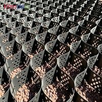 Système de confinement cellulaire en HDPE Geocell, grille en plastique Geocell pour la stabilisation des sols, la protection des pentes, la construction de routes, les allées