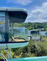 Maison conteneur préfabriquée de luxe en forme de capsule spatiale, type Apple Cabin, pour bureau, appartement et tourisme, 20ft 40ft, directement de l'usine
