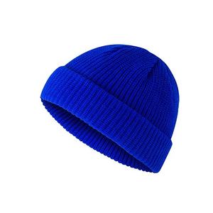 Gorro de punto unisex 100% acrílico sin dobladillo, redondeado, cálido para invierno, diseño personalizado, logotipo bordado, estilo con remache de lazo - Product Image 5