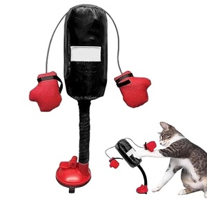 Columna de Boxeo Interactiva para Mascotas, Juguetes de Entrenamiento Interactivos Duraderos para Mascotas, Juguete de Ejercicio para Gatos Resistente a Mordeduras para Jugar en Interiores - Product Image 5