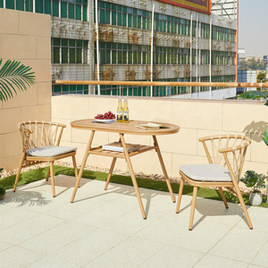 <strong>Rattan</strong> <strong>Patio</strong> <strong>Furniture</strong> Garden Set Cafe Dining Room Table and Chairs Terrace <strong>Furnitures</strong> - Product Image 4