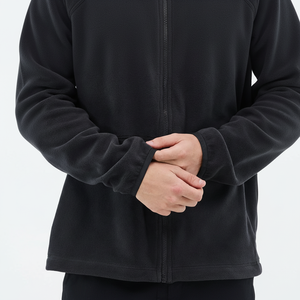 Sudadera con Capucha de Invierno para Hombre, Talla Grande, con Logotipo Personalizado de Alta Calidad, Forro Polar Transpirable, Cierre Completo, Estilo Urbano - Product Image 1