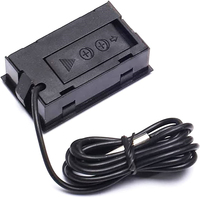 Mini Elektronisches Digitalthermometer mit LCD-Anzeige und Sondenkabel für Thermostat, Ofen, Gefrierschrank, Aquarium, Haustier-Inkubatoren
