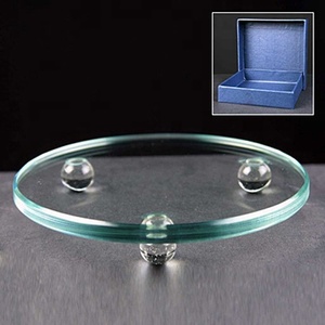 <span class=keywords><strong>Jade</strong></span> Glass Round Coaster Blank para grabado personalizado - Product Image 1