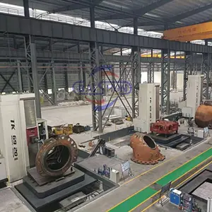 Obral mesin pengebor CNC berkualitas tinggi, efisien, sistem Fanuc pemotong berat Tipo Suelo CNC Boring Mill