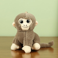 Jouets en peluche taille personnalisée singe mignon petit pendentif peluche poupée petit singe poupée en peluche jouet suspendu porte-clés