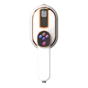 Vaporizador de Ropa Portátil con Pantalla Digital Inteligente, Plancha de Vapor Manual Blanca y Morada, 0.8L, Bajo Consumo Eléctrico - Product Image 1