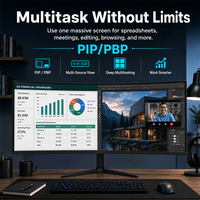Fabrieksdirect 49 inch gebogen 240Hz 1ms IPS DQHD 165Hz computerscherm ultrawide desktop computerscherm voor gaming cafe