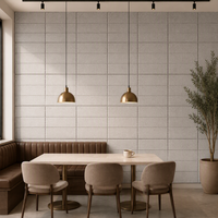 Panneaux muraux insonorisants décoratifs carrés en feutre pour la décoration intérieure DIY, autocollants insonorisants adhésifs