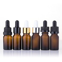 Bouchon inviolable 10 ml flacon compte-gouttes en verre ambré 10 ml flacon compte-gouttes avec pipette en verre