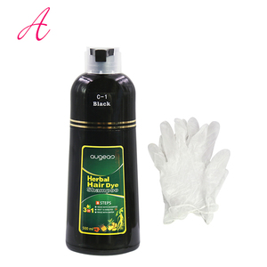 แชมพูสำหรับผู้ชายย้อมผมสีดำเร็วเป็นธรรมชาติ Argan สีน้ำตาลเข้ม500มล. ปราศจากแอมโมเนียและ PPD - Product Image 3