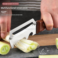 3-in-1 multifunctionele schilmes, uienhakker, flesopener, roestvrij staal, groente- en fruitschiller