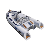 Hedia 3.9m de profondeur V coque en aluminium bateau gonflable 390 de norvège