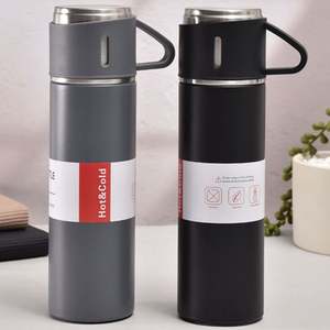 Juego de Regalo de Termo de Acero Inoxidable Personalizado con 2 Tazas, Botella de Agua Aislada de 500 ml, Caja de Regalo para Regalos Empresariales - Product Image 3