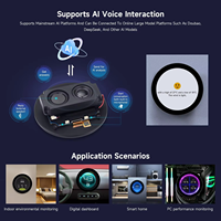Waveshare ESP32-P4 Layar Sentuh Bulat IPS WIFI6 4 inci Papan Pengembangan RISC-V 720x720 Mendukung Xiaozhi Al/DouBao/DeepSeek