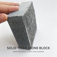Pavés en granit noir naturel de 3 cm d'épaisseur, 10*10, vente en gros