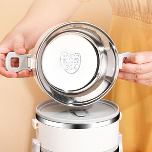 <span class=keywords><strong>3</strong></span>ชั้นวางซ้อนกันได้304สแตนเลสกล่องอาหารกลางวันปิดผนึกช่องฉนวนความร้อนกล่องเบนโตะ - Product Image 4