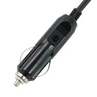 Prise allume-cigare en bakélite pour voiture Adaptateur Jack 12v Briquets alimentés par batterie Câble d'alimentation électrique cc Chargeur de cigares de voiture