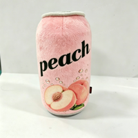 Nouveauté : Coussin en peluche en forme de canette de soda ou de bouteille de boisson, écologique, pour le bureau et le soutien lombaire