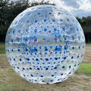 Ballon zorb gonflable transparent en TPU, taille humaine, pour course de zorbing et derby, idéal pour les événements en plein air. - Product Image 5
