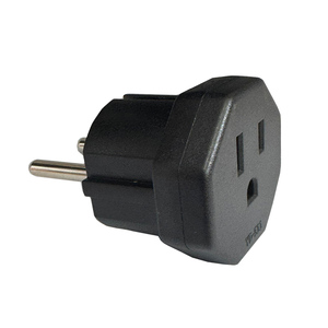 New Arrival Pháp Mỹ adapter cắm <span class=keywords><strong>2</strong></span> Pin NEMA chuyển đổi giấy chứng nhận 1 ổ cắm vật liệu đồng 125V đánh giá điện áp 16A đánh giá - Product Image 4