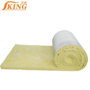 ISOKING <span class=keywords><strong>Prix</strong></span> d'usine Rouleau <span class=keywords><strong>de</strong></span> <span class=keywords><strong>laine</strong></span> <span class=keywords><strong>de</strong></span> <span class=keywords><strong>verre</strong></span> thermique <span class=keywords><strong>de</strong></span> 50 mm avec feuille d'aluminium pour l'isolation thermique des bâtiments à structure métallique - Product Image 1