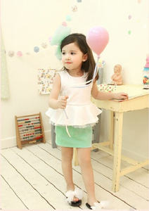 Ropa Infantil al por Mayor, Camiseta de Princesa con Falda, Trajes de Fiesta para Niñas Pequeñas de China - Product Image 4