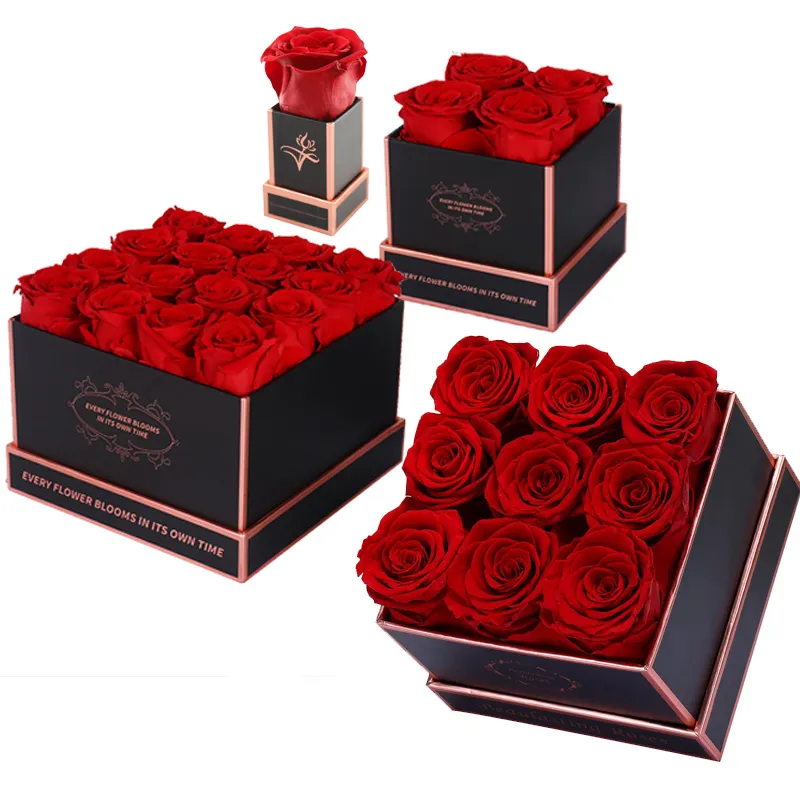 Preserved Roses in A Box Forever Roses That Last A Year Eternal Fresh Rose for Ramadan Decorations 2023 San Valentin