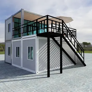 Móvel Furacão Prova China Luxo Moderno Outdoor Prefab Escritório Contentores Escritórios Design Construção