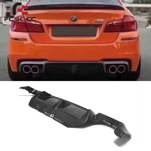 <span class=keywords><strong>2012</strong></span> + pour BMW série 5 F10 M5 diffuseur arrière en Fiber de carbone Kit de carrosserie de Style 3D sans pare-chocs lumineux LED état neuf - Product Image 1