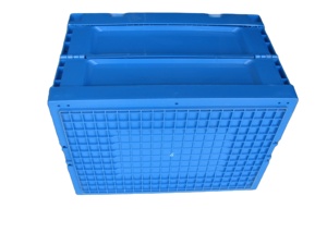 JOIN Euro Size <strong>Storage</strong> Tote Box Folding Collapsible Stackable Eco Package Turnover Tote <strong>Bins</strong> <strong>Plastic</strong> Moving Crates - Product Image 2