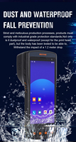 Escáner de Códigos de Barras 1D 2D Portátil con Pantalla Táctil de 5.5 Pulgadas, Android 11, Lector NFC RFID, PDA con Impresora Térmica Integrada, en Stock