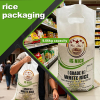 Sac en PP tissé vierge de qualité alimentaire 25kg 50kg, résistant à l'humidité, laminé BOPP, pour riz et céréales, vente en gros