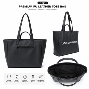 Sac fourre-tout L&G Fashion grande capacité avec fermeture éclair, sac à bandoulière décontracté pour le quotidien, les voyages, la plage, le shopping, avec logo personnalisé - Product Image 4