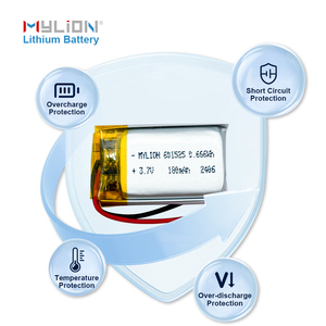 Nhà Máy Giá 902035 601525 3.7V 7.4V 180mAh 450mAh 600mAh LiPo pin có thể sạc lại Polymer Pin Lithium cho máy ảnh kỹ thuật số - Product Image 2