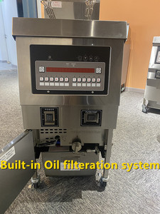 Restaurante cocina resistente más nuevo doble cilindro y 3 tanques freidora abierta freidora <span class=keywords><strong>de</strong></span> gas - Product Image 4