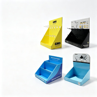 Présentoir de comptoir empilable personnalisé pour snacks avec découpes, présentoir PDQ en panneau de mousse PVC pour utilisation promotionnelle en supermarché