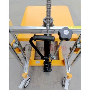 Fabrika Outlet manuel Platform Forklift hidrolik el istifleyici 400kg, taşınabilir manüel paletli kamyon - Product Image 6