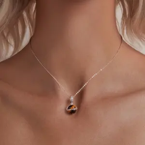 Abalorios de joyería de moda de Plata de Ley 925 para pulsera, fabricación de joyas, venta al por mayor, abalorio de cuentas que brillan en la oscuridad de Zirconia personalizado